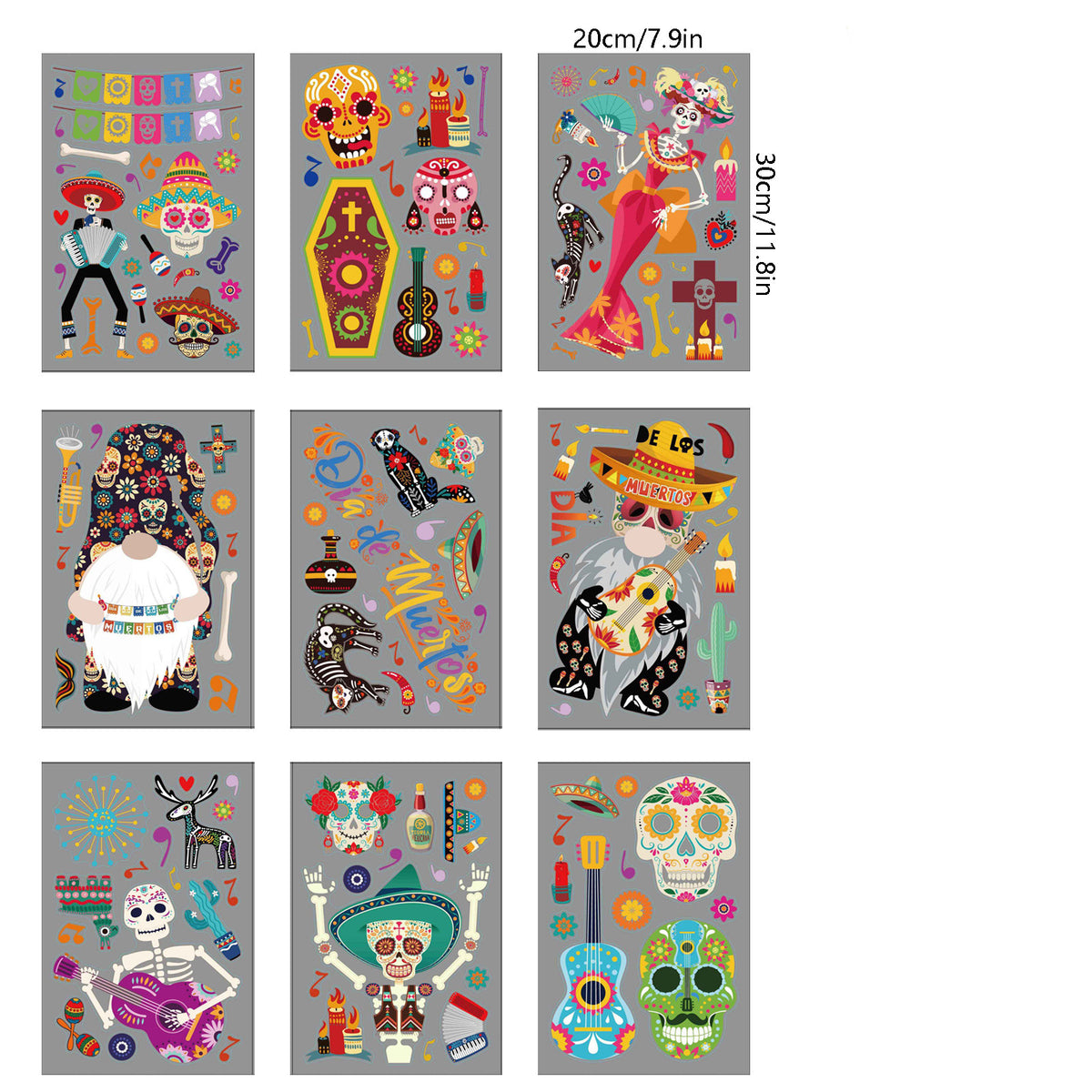 Halloween Static Window Cling Sets – 4 to 20 Pieces – view 16