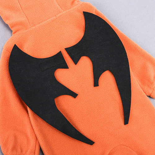 Baby Pumpkin Hooded Romper Costume – view 2