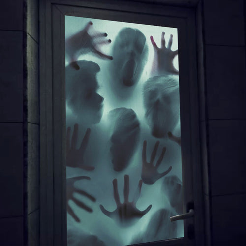 Bloody Hand Ghost Window Cling – 45 × 80 cm