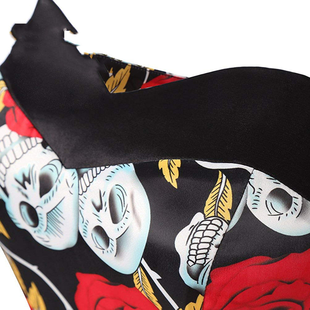 Retro Red Hepburn Dress – view 4