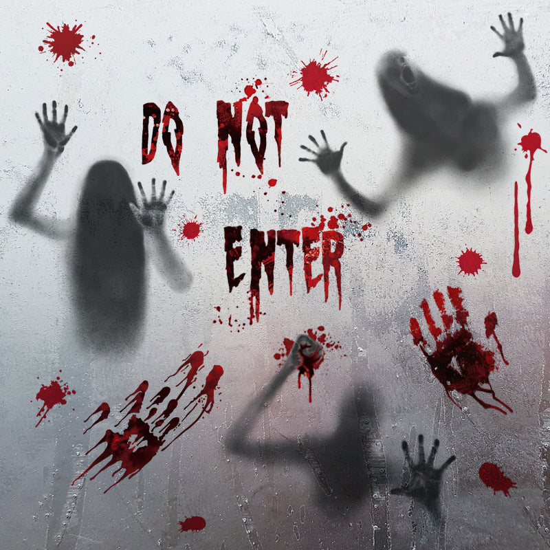 Ghost Horror Window Cling – 9 Designs