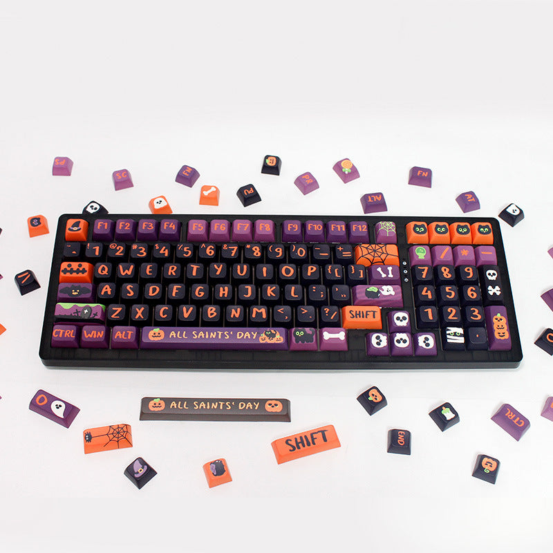 Halloween XDA Keycap Set for Mechanical Keyboards