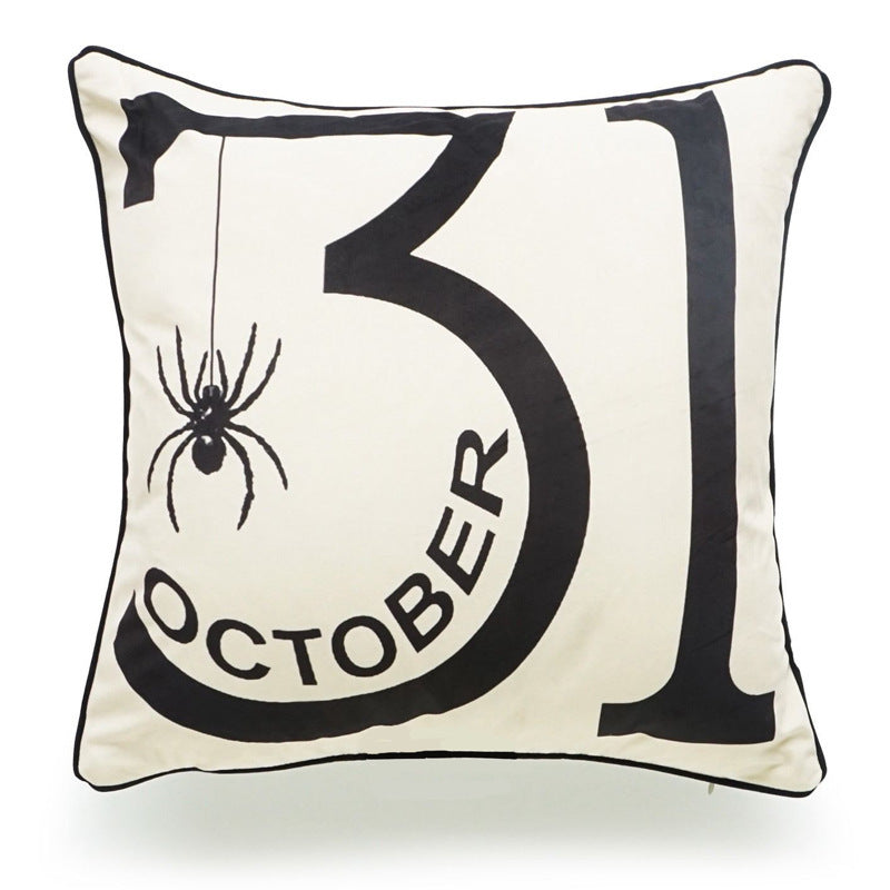 Halloween Linen Throw Pillow Cover – view 12