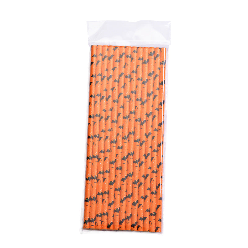 Halloween Paper Party Straws (25-Pack) – view 5