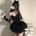 Women's Gothic Queen Costume Set – Black or White – view 2