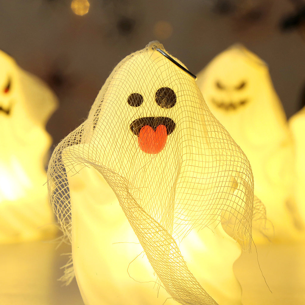 Mini Gauze Ghost Hanging Decorations – view 3