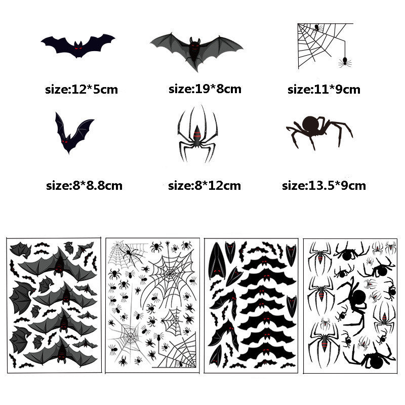 Halloween Static Window Cling Sets – 4 to 20 Pieces – view 4