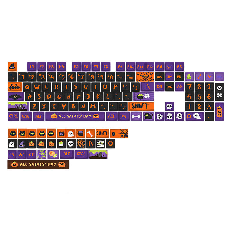 Halloween XDA Keycap Set for Mechanical Keyboards – view 4