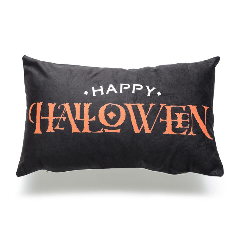Halloween Linen Throw Pillow Cover – view 14