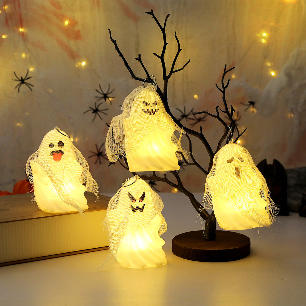 Mini Gauze Ghost Hanging Decorations