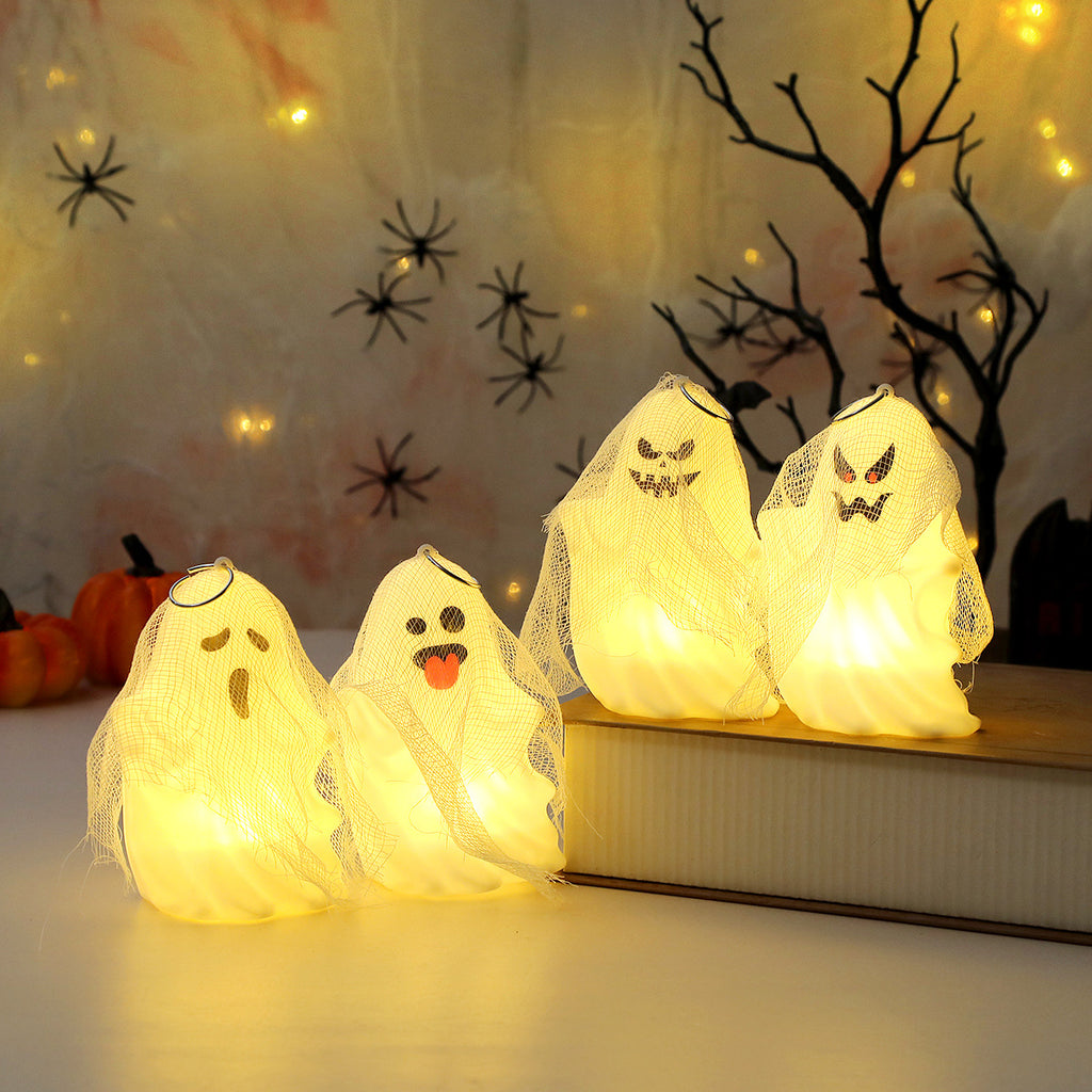 Mini Gauze Ghost Hanging Decorations – view 2