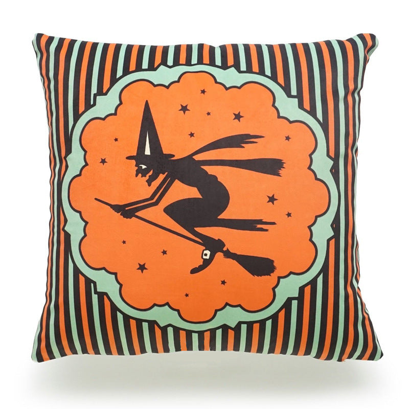 Halloween Linen Throw Pillow Cover – view 15
