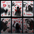 Female Ghost & Skull Window Clings – 6-Piece Set
