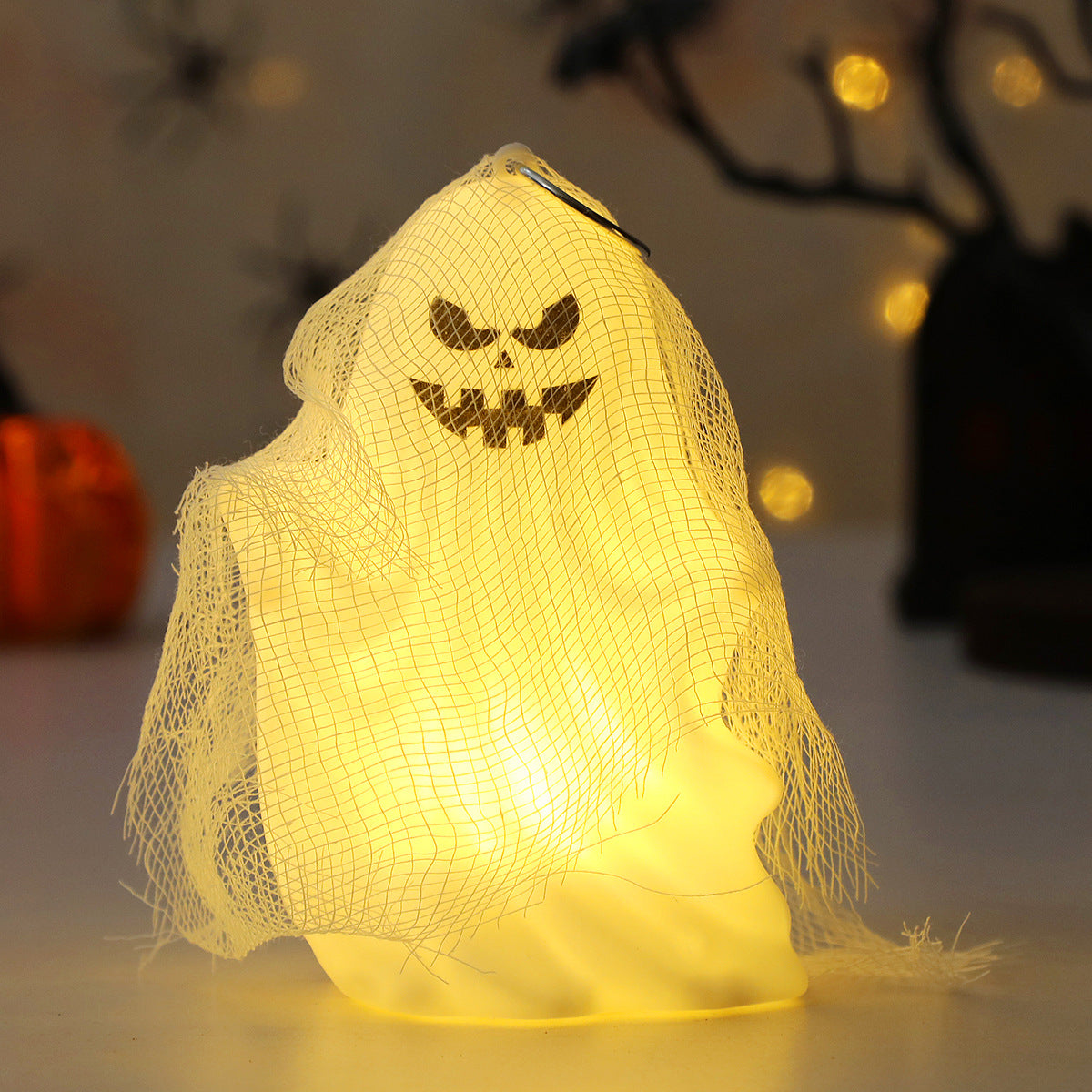 Mini Gauze Ghost Hanging Decorations – view 5