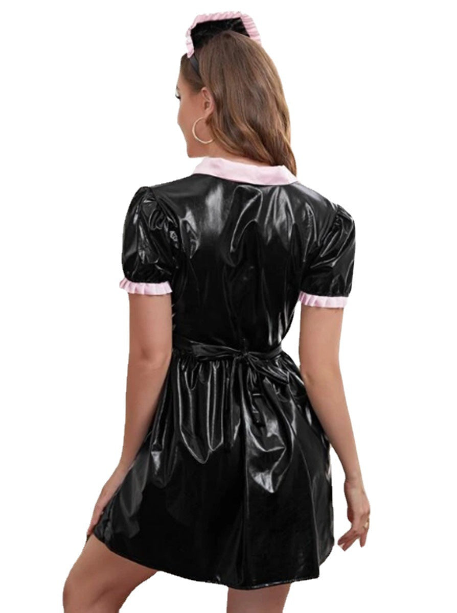 Women's Nurse Costume Set with Apron & Headpiece – view 5