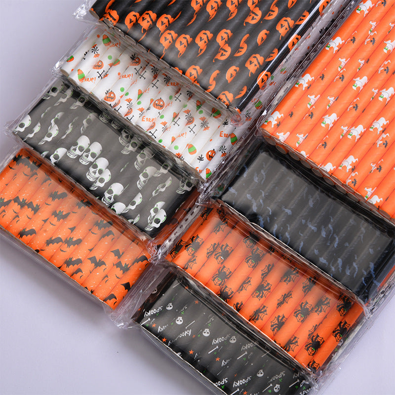 Halloween Paper Party Straws (25-Pack) – view 10