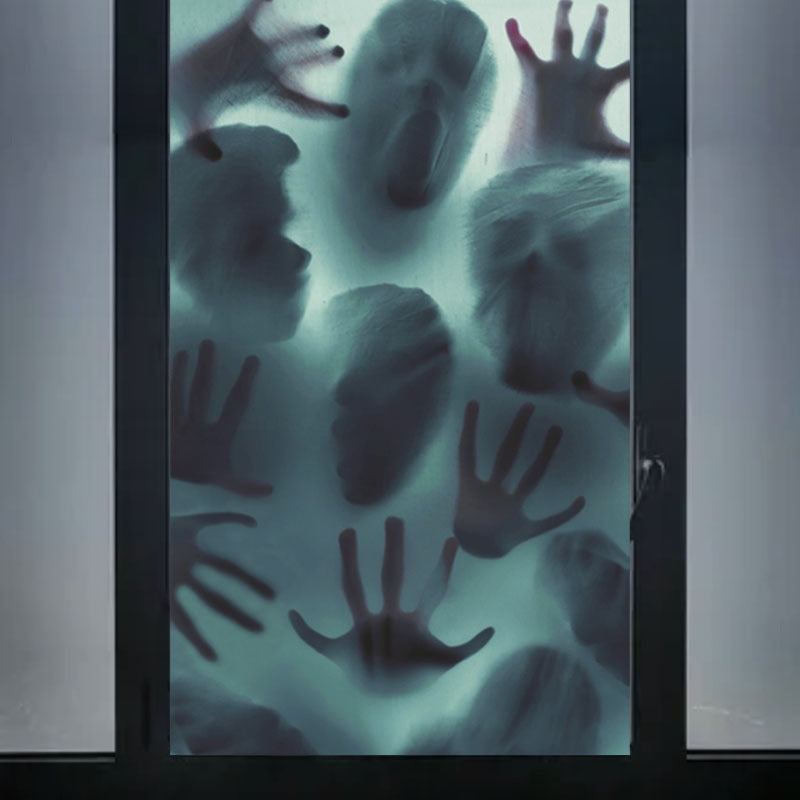 Bloody Hand Ghost Window Cling – 45 × 80 cm – view 2