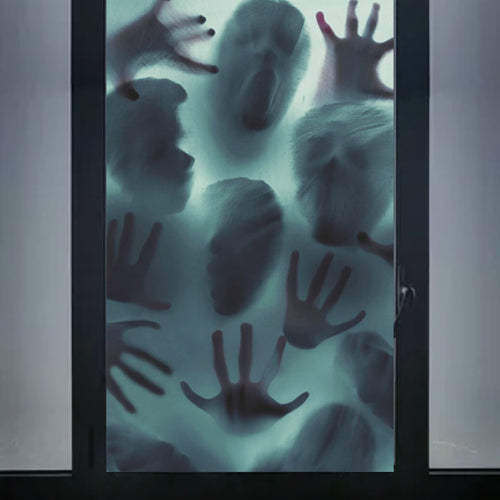 Bloody Hand Ghost Window Cling – 45 × 80 cm – view 2